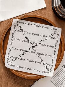 100张防油纸，汉堡纸，防油托盘纸，面包烘焙托盘纸，披萨和三明治衬纸，空气炸锅纸，涂层防油纸，汉堡盒衬纸，便当和蛋糕防油纸，三明治包装纸，托盘衬里防油纸，烘焙吸油纸，煎饼和披萨纸，烤箱烘焙托盘防油纸，食品包装衬纸 - 彩色 - 查看 10