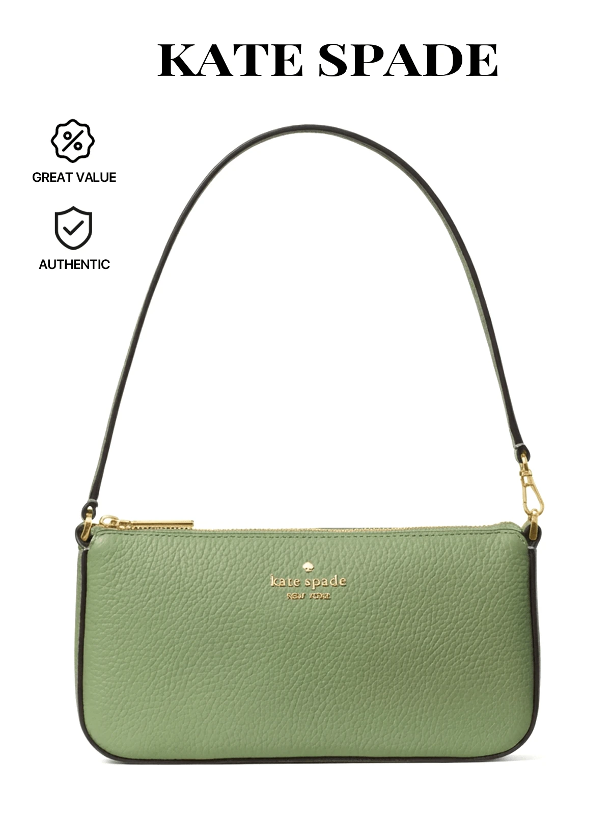 Kate Spade Juliette 可转换手腕包 女士单肩包 - 雪松林 - 查看 1