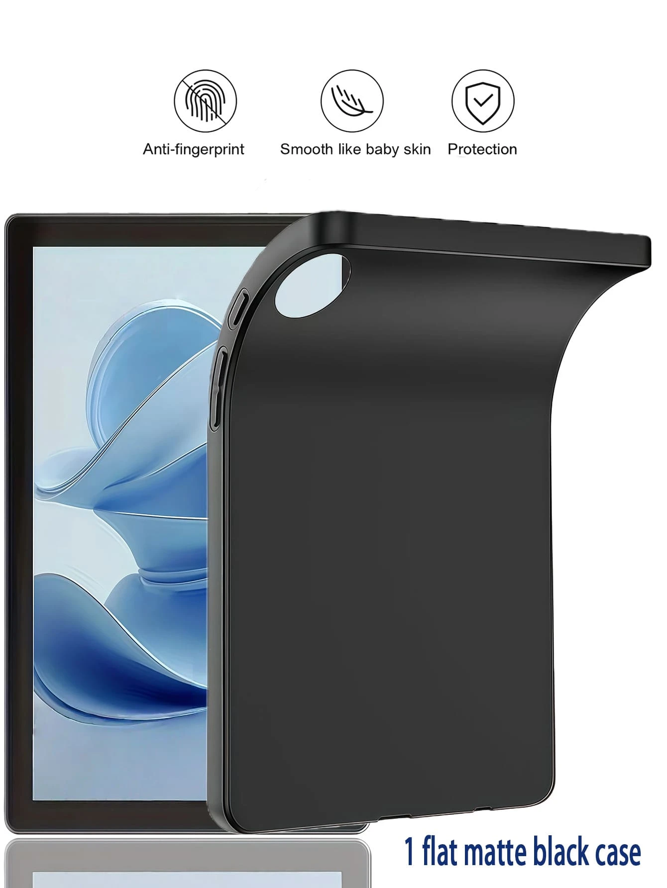 [Un étui antichoc mat pour tablette] Convient pour iPad, compatible avec iPad Pro 11, iPad Pro 13, Tab S9 Ultra 2023, MatePad 11, Redmi Pad Pro et Tab P11. Résistant aux rayures, aux chocs, à l'eau et aux taches d'huile, offrant une protection complète pour votre appareil. Parfait comme cadeau de vacances/anniversaire/Noël/pour votre petit(e) ami(e). - Noir - Voir 1