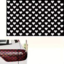 1 miếng dán đèn hậu hình trái tim rỗng cho xe hơi, decal tự dính, có thể cắt tỉa, phù hợp với hầu hết các loại xe. - Yêu - Xem 7