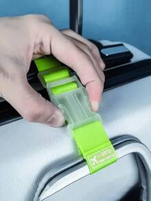 1条彩色可调节行李带，便携旅行配件，方便携带，实用户外汽车旅行带，带外置扣，防丢行李牌 - 彩色 - 查看 6