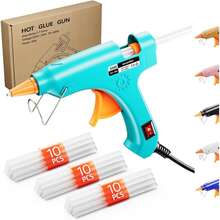 Pistola de silicón con Interruptor de corriente  Calentador de pegamento Multifuncionales Manualidades - Multicolor - Ver 1