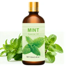 100ml/30ml/10ml Peppermint Essential Oil, Suitable For Home Aroma Diffuser, DIY Candles, Soaps, Relaxing Bath, Atmosphere, Fresh Air, Body Massage, Holiday Gifts - Peppermint Essential Oil - View 1
