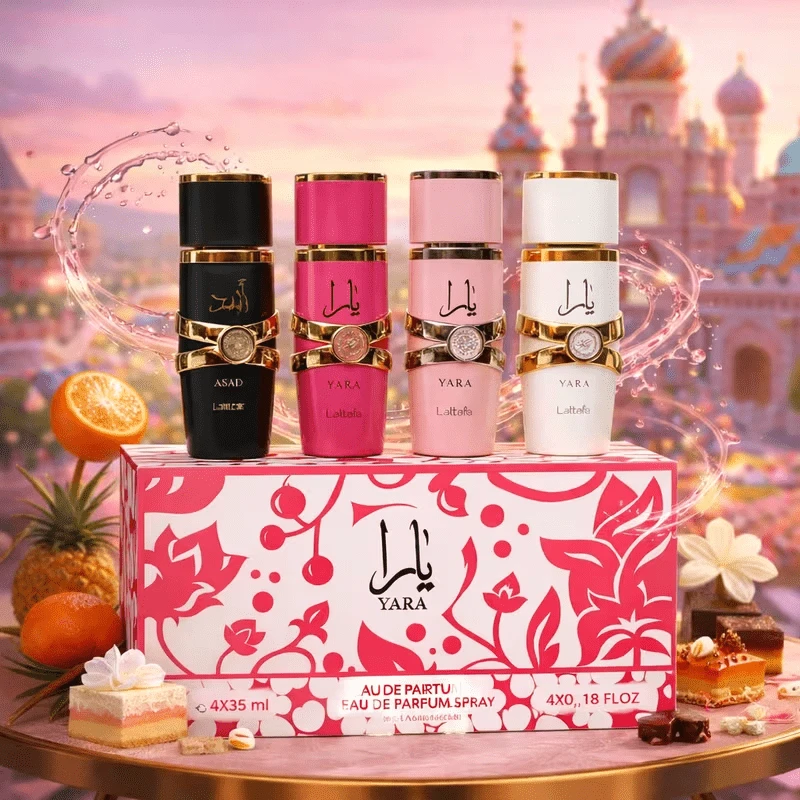 Lattafa Yara – Perfume Gift Set Eau De Parfum – Luxury Oriental Gift Set (4 * 35 Ml) - East - View 1