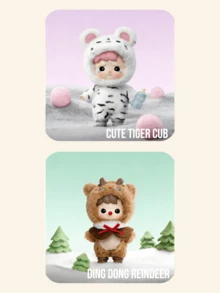HACIPUPU Hug Series Blind Box Collectible, Cute Animal Theme Figure Blind Box, HACIPUPU Fan Figure Collection, Toy Collectible Blind Box, Exquisite Home Decor Ornament, Theme Party Scene Decoration, Birthday And Christmas Gift - Multicolor - View 7