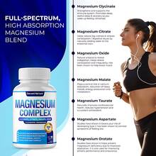 Magnesium Complex 1000mg Made With 7 Elemental Magnesium 90 Capsules - 160g - 查看 4