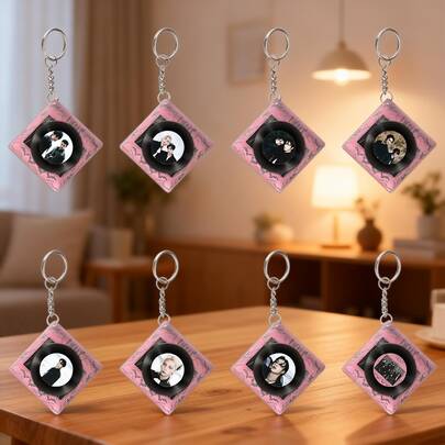 SKZ, STRAY.KID, DO IT, Nytt album och låtar, Kpop-nyckelring, Kpop-fansmerchandise, 2D-akrylnyckelring, konsertfanlight-artiklar, julklapp, liten present, samlarobjekt