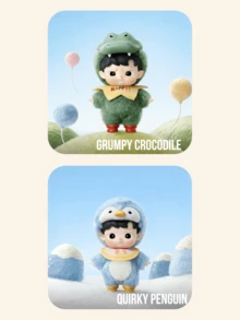 HACIPUPU Hug Series Blind Box Collectible, Cute Animal Theme Figure Blind Box, HACIPUPU Fan Figure Collection, Toy Collectible Blind Box, Exquisite Home Decor Ornament, Theme Party Scene Decoration, Birthday And Christmas Gift - Multicolor - View 8