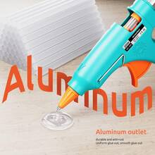 Pistola de silicón con Interruptor de corriente  Calentador de pegamento Multifuncionales Manualidades - Multicolor - Ver 3