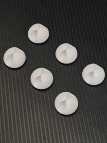 6pcs Cable Clips Organizer, Suitable For Phone Charging Cables, Computer Cables, USB Cables, Mouse Cables, Earphone Cables, Can Be Used On Office Desk, Bedside Table, Table, Partition And Other Places - White - View 5