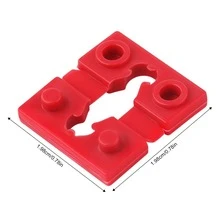 Kit de reparación de agujeros de salida, placa espaciadora para cajas eléctricas sueltas - Rojo - Ver 6