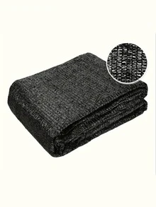 1片黑色加厚遮阳网，高密度隔热庭院遮阳网，汽车遮阳网 - 适用于户外，非常适合庭院、屋顶、温室和建筑工地，具有遮阳和防尘功能 - 彩色 - 查看 9