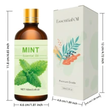 100ml/30ml/10ml Peppermint Essential Oil, Suitable For Home Aroma Diffuser, DIY Candles, Soaps, Relaxing Bath, Atmosphere, Fresh Air, Body Massage, Holiday Gifts - Peppermint Essential Oil - View 8