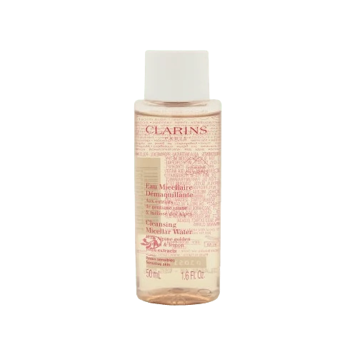 Clarins 50毫升卸妆液，蕴含高山龙胆和柠檬香蜂草提取物