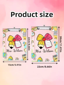 1-2pcs Customizable Name Writing Board For Teachers - Personalized Teacher Gift, School & Office Supplies, New Teacher Back-To-School Gift, Classroom Decor, Back To School Season, Teacher's Day Gift, Teacher Appreciation Gifts 2026, Gift Ideas - Multicolor 2 - View 8