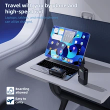 黑色移动电源，小巧便携，支持PD20W快充，配备手电筒，电池容量10000mAh，兼容/安卓手机，适合夏季假期户外旅行/露营以及应急备用电源，是送给家人、朋友的生日礼物，也是旅行、情人节的理想之选。 - 黑色 - 查看 9