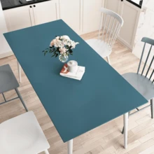 1 Roll Vinyl Wallpaper, Peel And Stick, Matte Self-Adhesive, Textured, Random Pattern, Easy To Install, Suitable For Cabinet, Bedroom, Living Room Wall Decor, Furniture Renewal - Blue - View 8