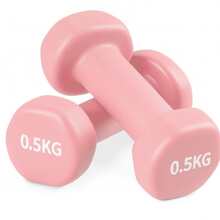 2piezas Mancuernas Pesas para Hacer Ejercicio Gym y Casa,0.5/1/2/3/4/5/6KG Mancuernas - Rosa - Ver 14
