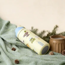 16OZ/32Oz Small Capacity Water Bottle- Portable Insulated Cup For Coffee, Juice Or Water. Suitable For Office Use, Car Rides, Shopping Trips. Perfect For Personal Use Or As A Gift. - 彩色 - 查看 4