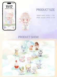 Bộ sưu tập hộp bí mật POP MART DIMOO Natural Form Series, gồm 12 phiên bản thường và 1 phiên bản ẩn, lấy cảm hứng từ thiên nhiên mộng mơ, thể hiện sự phát triển, nhận thức và kết nối với thế giới tự nhiên, bao gồm các yếu tố như "Nhìn thấy", "Xé tan mây để thấy mặt trời" và "Tâm hồn mới", trong đó phiên bản ẩn là "Vươn lên". - Nhiều màu - Xem 5