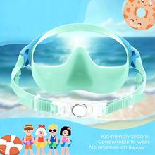 Children's Swimming Goggles With Nose Clip, Anti-Fog Anti-Leak Swimming Goggles, Suitable For Children Aged 4-15