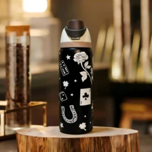 Stainless Steel Insulated Cup. Sealed Leak-Proof 32 Oz Water Bottle. No Spillage Even When Inverted And Shaken Vigorously. Easy To Carry In A Backpack Without Any Pressure. It Is Suitable For Both Personal Use And As A Gift. - Nhiều màu - Xem 8