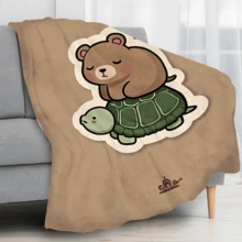 Comfortable Capybara Throw Blanket - Soft And Versatile For All Seasons, Suitable For Bedroom, Sofa, Travel - Modern Style With Cute Cartoon Capybara Print, Lightweight And Warm, Adorable Blanket - As Picture Shows - View 4