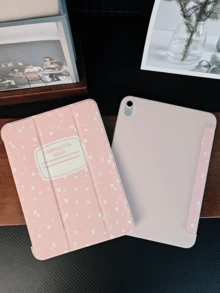 适用于三星 Galaxy 平板电脑/iPad/Redmi Pad SE/iPad 的平板电脑保护套，防摔、超薄、智能支架、自动唤醒/睡眠 - 粉色；兼容苹果 iPad Mini 4/5/6（9.7/10.2/10.5 英寸）、Air 4/5/6（第十代，10.9 英寸）、Pro 11 英寸、Air 11 (M2)、Air 13 和 Pro 11 (M4) 的平板电脑保护套 - 粉色 - 粉色 - 查看 2