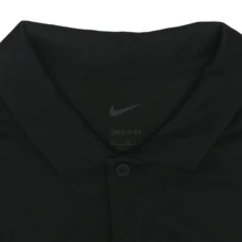 Polo deportivo informal de manga corta NikeCourtDri-FIT para hombre, color liso, con logotipo de la marca - Negro - Ver 5