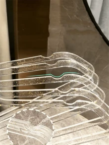 Transparent Acrylic Clothes Hanger, Seamless Non-Slip Hanger, Luxury Clothing Store Dedicated Drying Rack - Multicolor - View 12