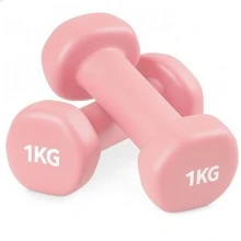 2piezas Mancuernas Pesas para Hacer Ejercicio Gym y Casa,0.5/1/2/3/4/5/6KG Mancuernas - Rosa - Ver 18