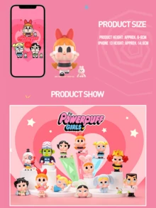 Bộ sưu tập hộp bí mật POP MART CRYBABY Cute Power Girl Series, 12 phiên bản thường + 1 phiên bản bí mật, thiết kế theo phong cách Y2K đáng yêu, bao gồm các nhân vật Bubble Girl, Flower Girl, Furry Girl và Rabbit, bảng màu nhẹ nhàng với biểu cảm tinh nghịch, phiên bản bí mật "Mobax Princess", món quà hoàn hảo cho người hâm mộ CRYBABY, người sưu tập hộp bí mật và những người yêu thích phong cách Y2K, lý tưởng cho sinh nhật, Ngày Valentine, các ngày lễ và bộ sưu tập theo chủ đề dễ thương. - Nhiều màu - Xem 5
