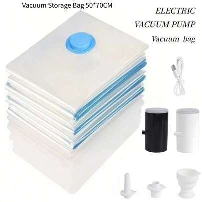 RAF 2-In-1 Vacuum Pump With Vacuum Suction & Air Inflation Functions, Portable Design For Inflating & Deflating Swimming Rings, Air Mattresses, Cushions, Inflatables, Vacuum Storage Bags & Clothes. Kitchen Use. Spring/Summer Season Special Offer.