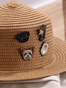 Yanxyad 4/8pcs Dog-Themed Enamel Pin Brooches - Different Dogs With Distinct Looks For Men Women Gifts - Multicolor - View 5