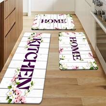 1/2/3pcs Spring Summer Daily Kitchen Rug Floral Home Decor Cotton Polyester Kitchen Mat Door Mat For Home Kitchen Bathroom Outdoor Garden Party Dining Room Decor Kitchen Carpet Kitchen Mat Door Mat Home Decor - Multicolor - View 17