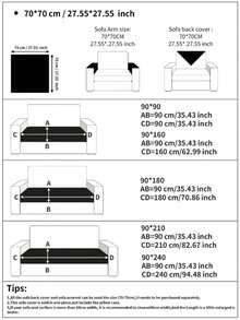 1 szt. Gruba poszewka na poduszkę na sofę w stylu boho, ochraniacz na sofę, gruby koc na sofę, dekoracja sofy, antypoślizgowa poduszka na siedzisko, antypoślizgowa, miękka, silikonowa podkładka zapewniająca bezpieczne dopasowanie, odpowiednia na każdą porę roku - Brązowy mocha - Zobacz 11