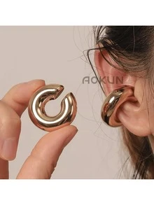 Set de Joyería: 2 Anillos Ajustables de Anime (Sophie y Castillo) + Earcuff Grandes de Acero Inoxidable - Accesorio Ideal para Regalo - Multicolor - Ver 2
