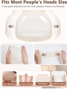 High-Definition Wig Caps, Ultra-Thin Transparent Wig Caps, Suitable For Lace Front Wigs, Elastic Nylon Material, Ladies' Wig Caps