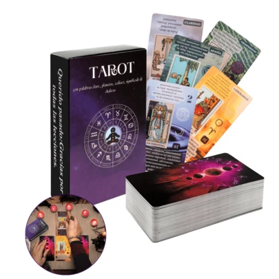 Cartas Tarot, Cartas De Juego De Mesa, Tarot Rider Waite De Tarot Para Principiantes, Juegos De Adivinación Portátiles, Cartas De Adivinación, Tarot Espanol Baraja Clásica De Tarot Con 78, Cartas Con Significado, Puede Ayudarte A Explorar Tu Carrera Profesional, Tus Relaciones, Tus Finanzas Y Tus Conexiones Interpersonales, Ofreciéndote Orientación E Inspiración Para Fiesta De Navidad, Reunión Festiva