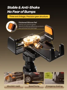 REMAX Mini 15W Wireless Car Charger With Ambient Light, Auto-Sensing Lock & Anti-Slip Grip, Fast Charge With No Overheat, Car Accessories With 360° Rotation, Type-C Charger Compatible With Apple/Android, Car Essentials For Travel, Car Stuff - SD15 - 查看 7