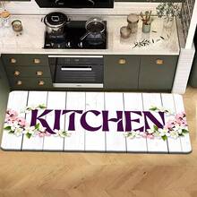 1/2/3pcs Spring Summer Daily Kitchen Rug Floral Home Decor Cotton Polyester Kitchen Mat Door Mat For Home Kitchen Bathroom Outdoor Garden Party Dining Room Decor Kitchen Carpet Kitchen Mat Door Mat Home Decor - Multicolor - View 16