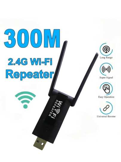 Yüksek Güçlü WiFi Genişletici Sinyal Güçlendirici - 5000 metrekare Kapsama Alanı, 300 Mbps Hızını Destekler, Ethernet Bağlantı Noktası, Kolay Kurulum, Alexa Uyumlu, Gelişmiş Ev veya Ofis Bağlantısı için Kablosuz İnternet Tekrarlayıcı, Ev İçin WiFi Genişletici Sinyal Güçlendirici, Beyaz ve Siyah