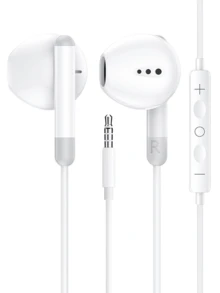 兼容的有线耳机，Type-C接口电子耳塞，3.5mm圆形插头，USB-C耳塞，电子通话和低音立体声入耳式耳机套装，兼容iPad/电脑 - 白色 - 查看 11