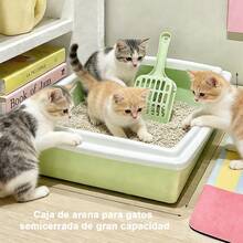 Pet Cat Basin Rectangular Rectangular Cat Sand Bot Cat Fecal Fecal - Unitalla - Ver 6