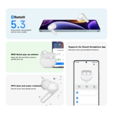 Xiaomi Redmi 4 Active Features A 12mm Dynamic Driver Unit, Up To 28 Hours Of Total Playback Time, Supports Bluetooth 5.3, Built-In 440mAh Charging Case, Supports Fast Charging, Touch Control, And Gaming Mode. - Multicolor - View 7