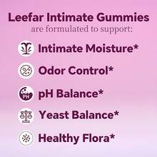 LEEFAR Her Juicy Feminine Probiotics Gummies- All In One Solution With Slippery Elm And Prebiotics&Lactobacillus Probiotic Blend For Women's PH Balance And Dryness - Hawaiian Pineapple Gummies 60 Count Probiotics Women - 800克 - 查看 3