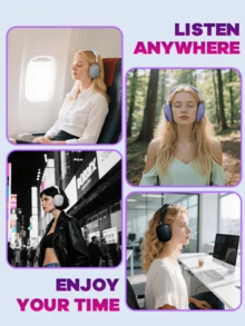 Remax Bluetooth Headphones, 12 Hours Playtime, 300 Hours Standby, Support Call Answering (Black), Great Gift, Classic Best-Selling Item In Store - RB-300HB - View 6