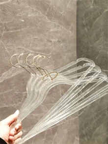 Transparent Acrylic Clothes Hanger, Seamless Non-Slip Hanger, Luxury Clothing Store Dedicated Drying Rack - Multicolor - View 11