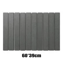 Foldable Diatomite Drying Mat Absorbent Draining Quick Dry Nonslip Pad Kitchen - Dark Grey - View 2