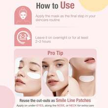 Collagen Overnight Face Mask For Skincare, Suitable For Glowing, Radiant Skin, Enhances Your Skincare Efficiency, Improves Elasticity And Firmness, Supports The Skin Barrier, And Provides Hydration And Soothing. - Facial Masks - View 11